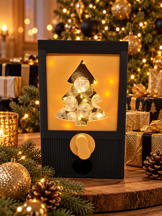 Kerst Capsule Automaat met Verlichting – met 24 balletjes