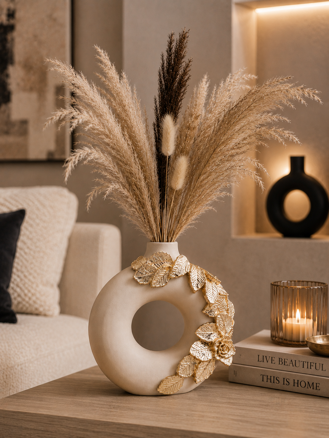 Luxury Layerzz – Floral Ring Vase - hangemaakt - 2 kleuren
