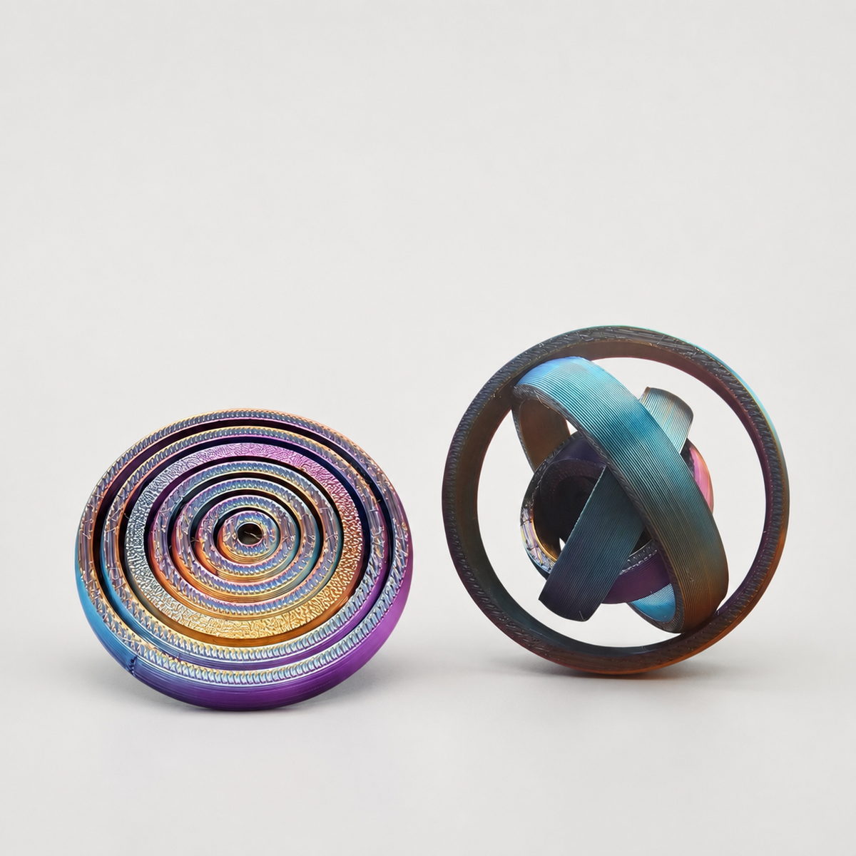 Fidget Gyro Ring Mini - 3D geprint - fidget toy - ontspanning