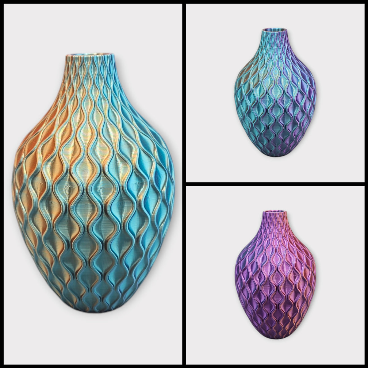Smaragd - 3D geprinte Design vaas voor droogbloemen