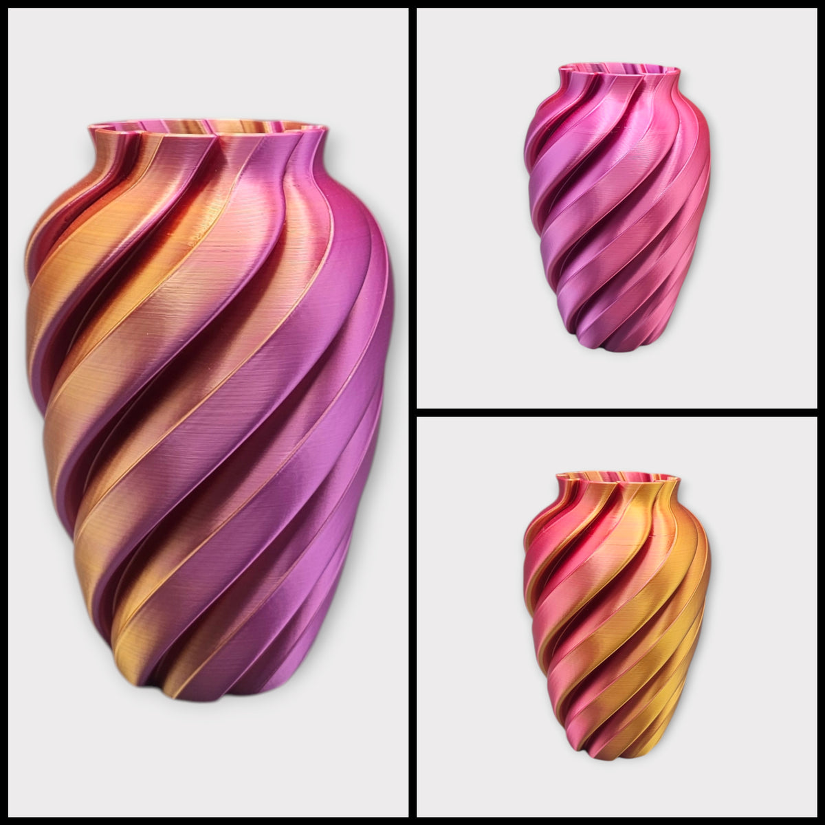 Zirkoon - 3D Geprinte Design Vaas Voor Droogbloemen