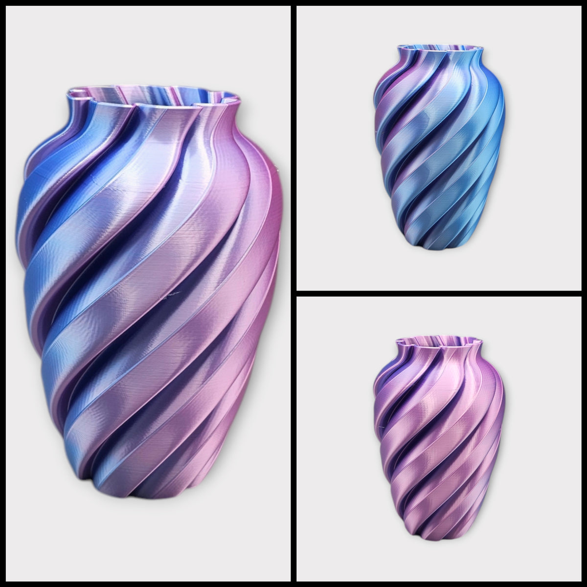 Zirkoon - 3D Geprinte Design Vaas Voor Droogbloemen