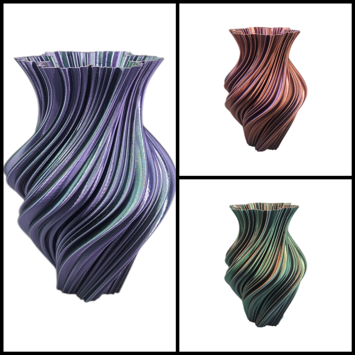 Helixa - Unieke 3D geprinte vaas - 2 maten