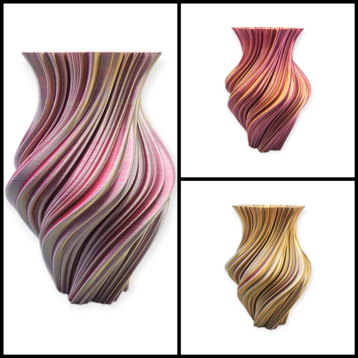 Helixa - Unieke 3D geprinte vaas - 2 maten