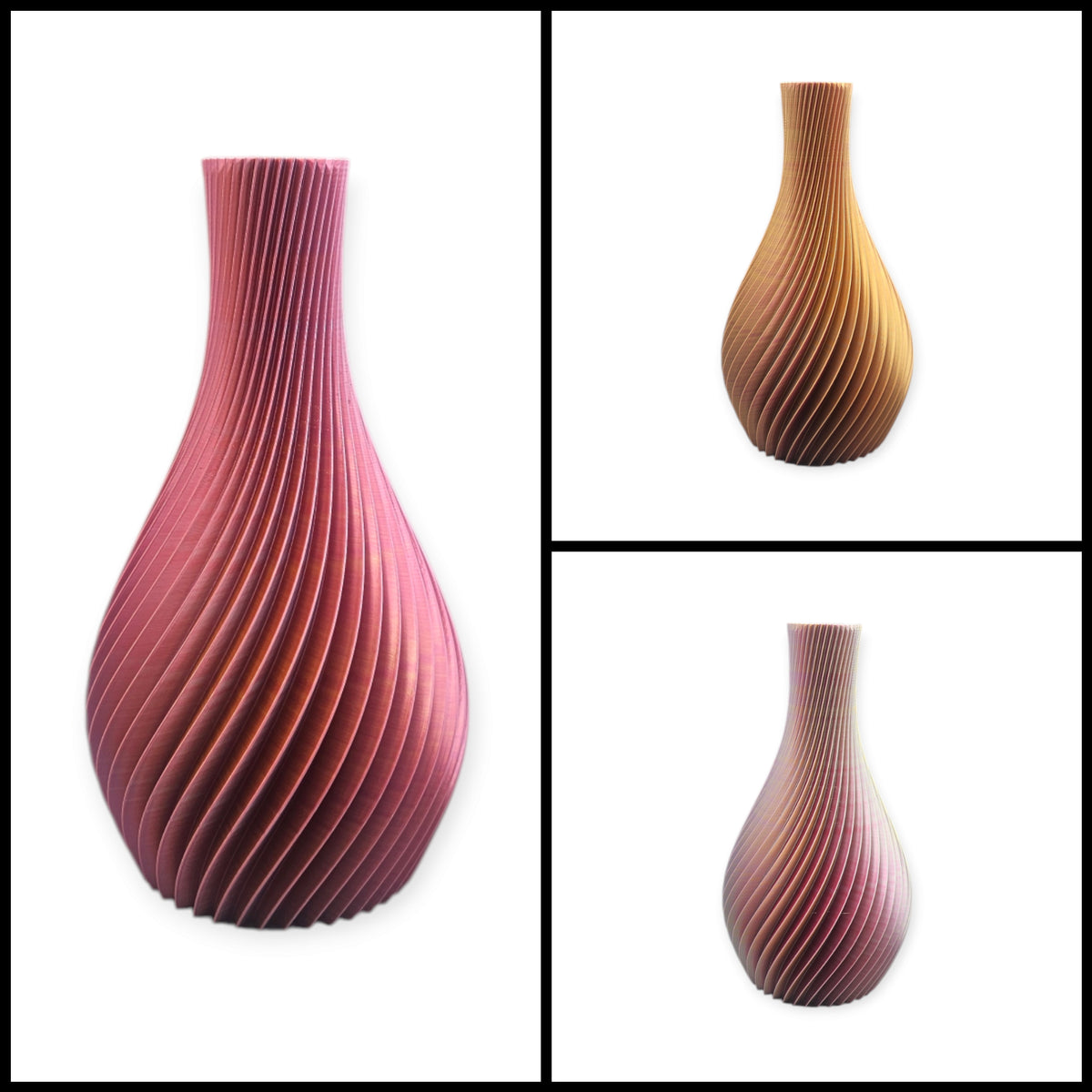 Pyriet – Multicolor 3D Geprinte Vaas Voor Droogbloemen