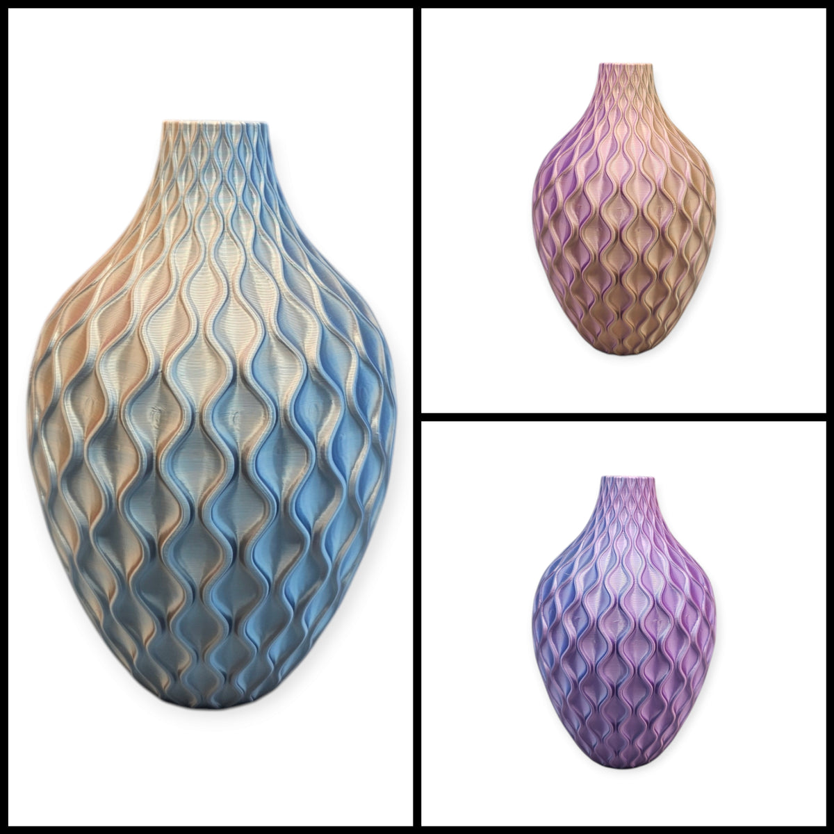 Smaragd - 3D geprinte Design vaas voor droogbloemen