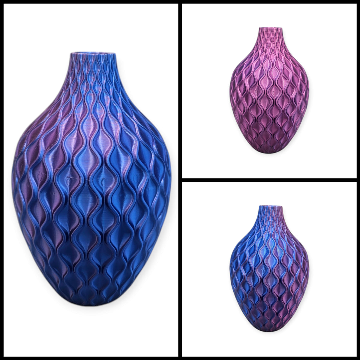 Smaragd - 3D geprinte Design vaas voor droogbloemen