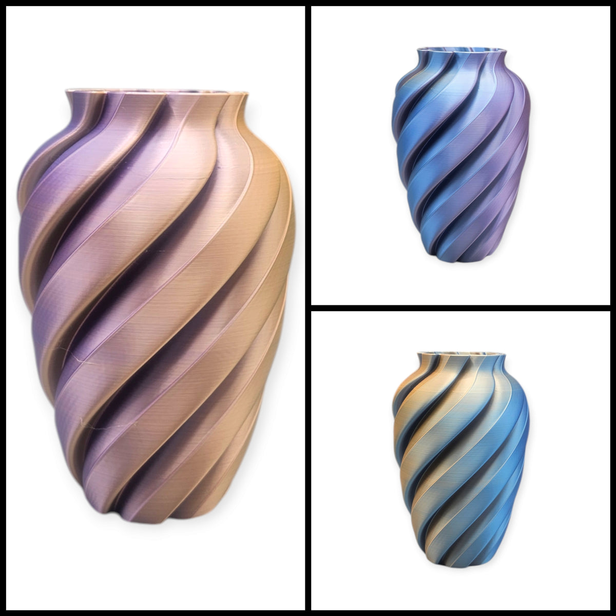 Zirkoon - 3D Geprinte Design Vaas Voor Droogbloemen