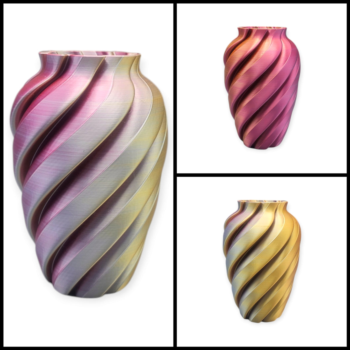 Zirkoon - 3D Geprinte Design Vaas Voor Droogbloemen