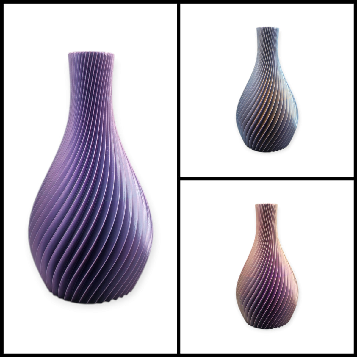 Pyriet – Multicolor 3D Geprinte Vaas Voor Droogbloemen