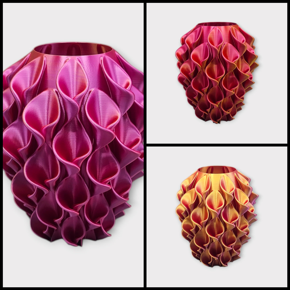 Florea Unieke 3D geprinte Design vaas