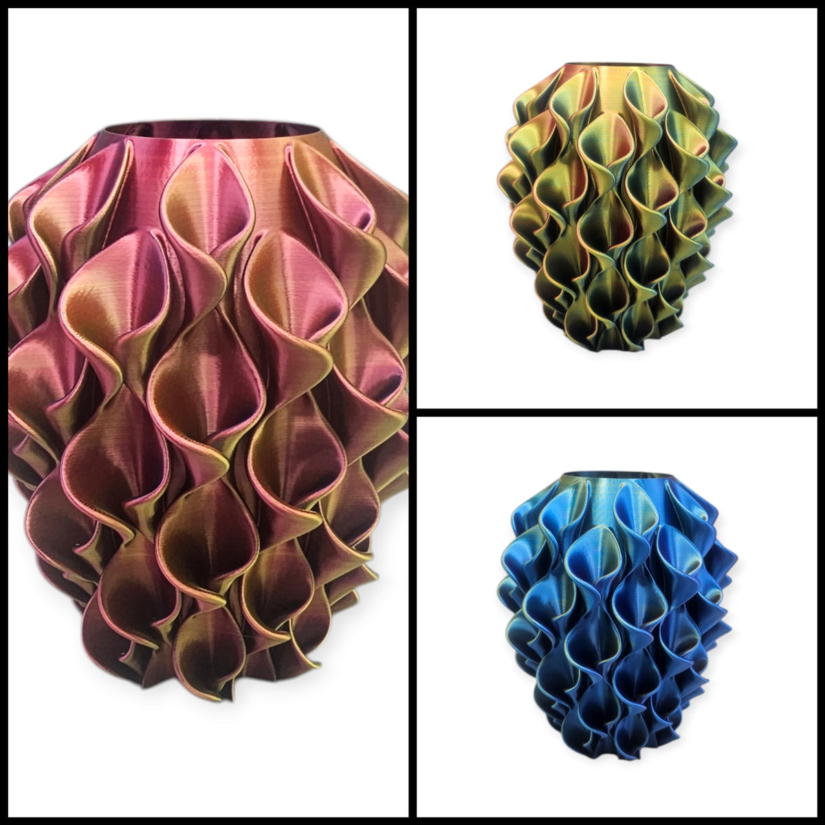 Florea Unieke 3D geprinte Design vaas