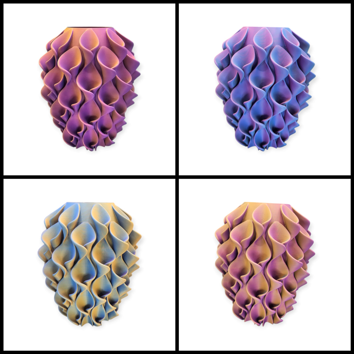 Florea Unieke 3D geprinte Design vaas