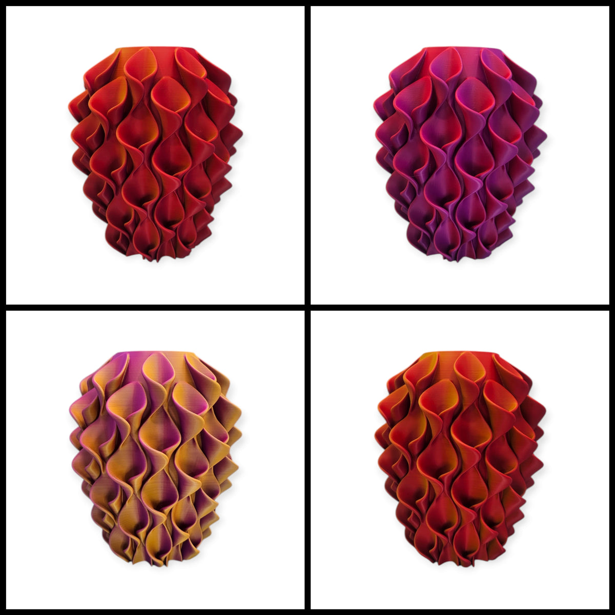 Florea Unieke 3D geprinte Design vaas