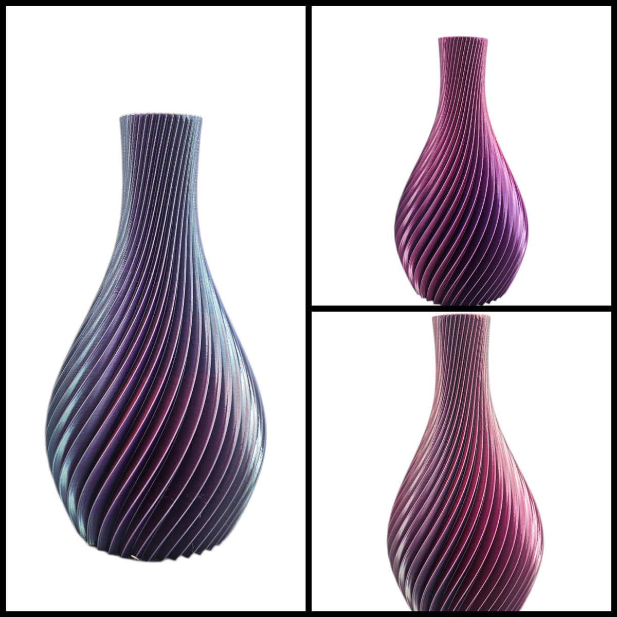 Pyriet – Multicolor 3D Geprinte Vaas Voor Droogbloemen