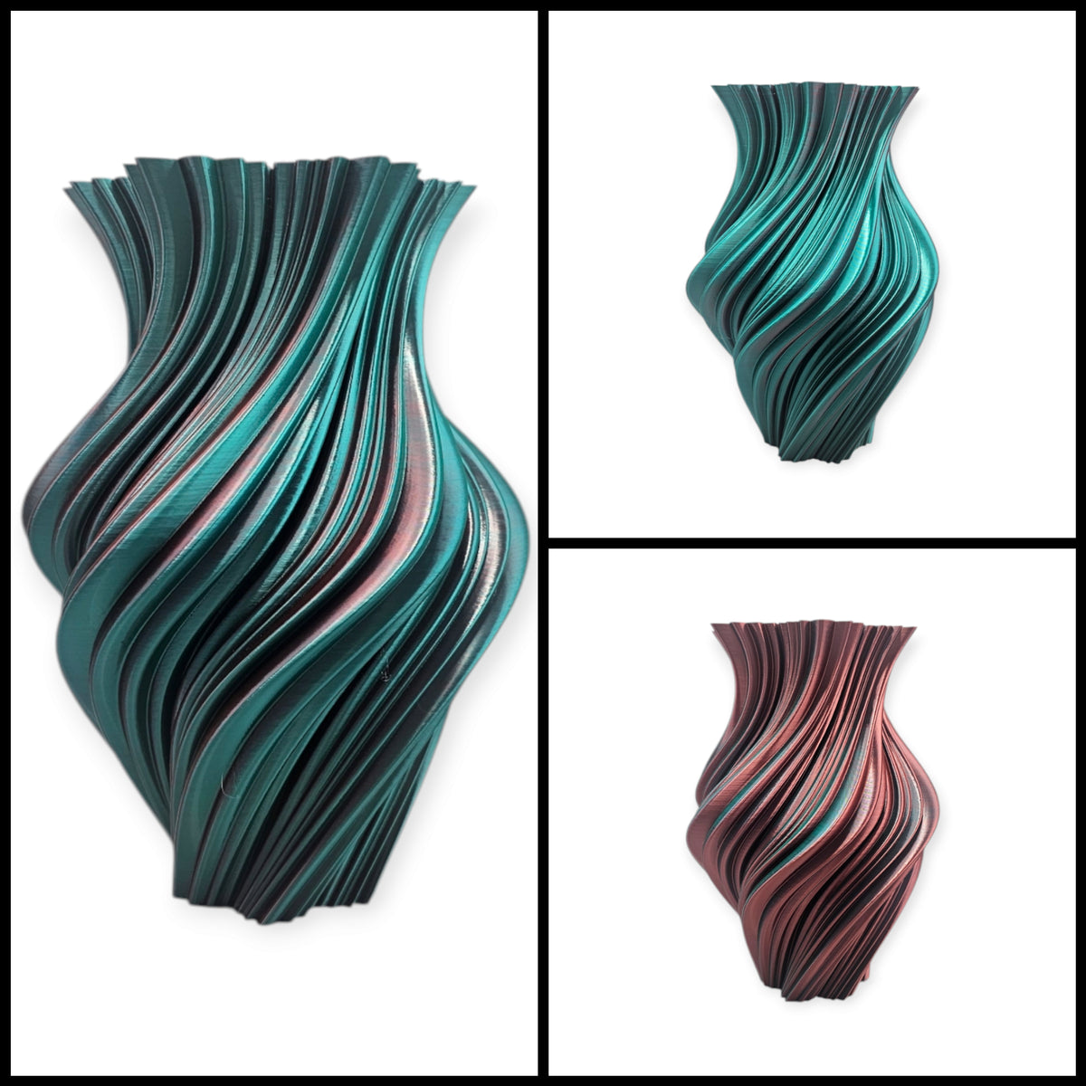 Helixa - Unieke 3D geprinte vaas - 2 maten
