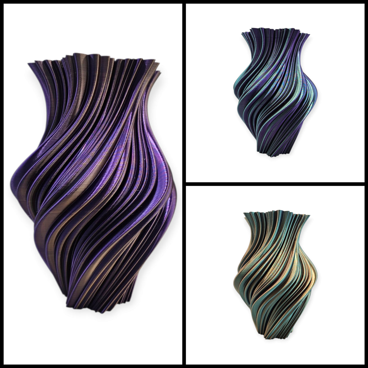 Helixa - Unieke 3D geprinte vaas - 2 maten