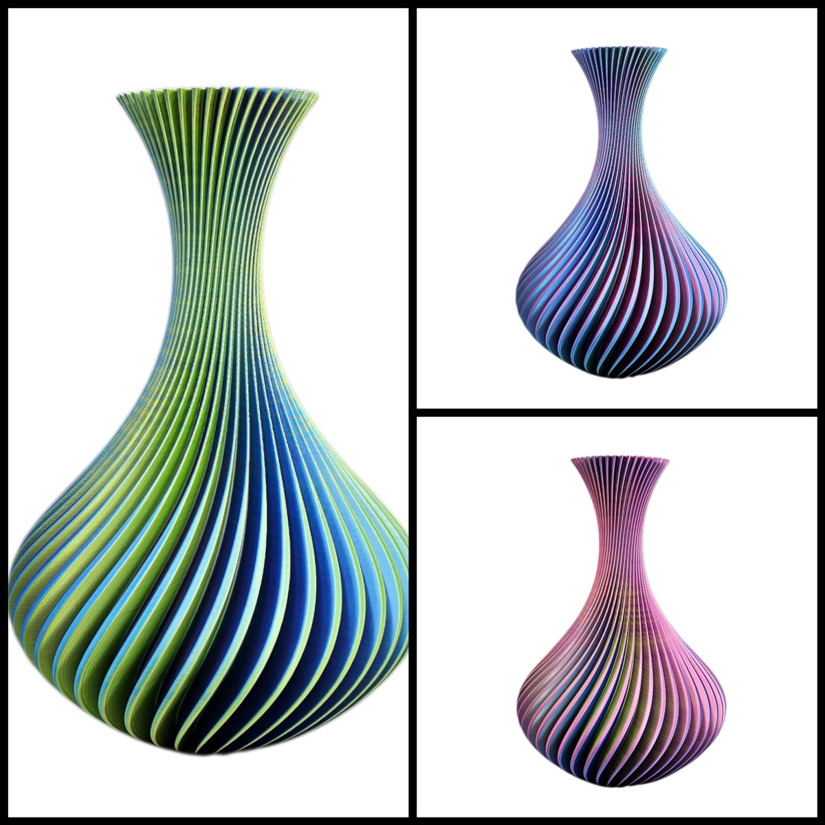 Flux - Moderne 3D Geprinte Vaas