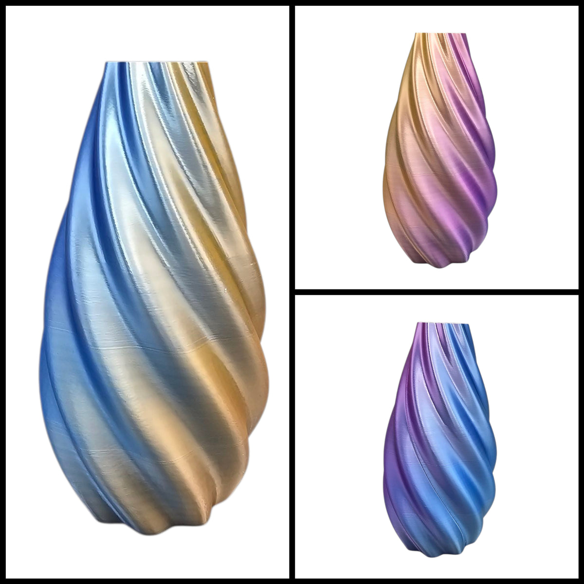 Kwartz 3D geprinte minimalistisch vaasje