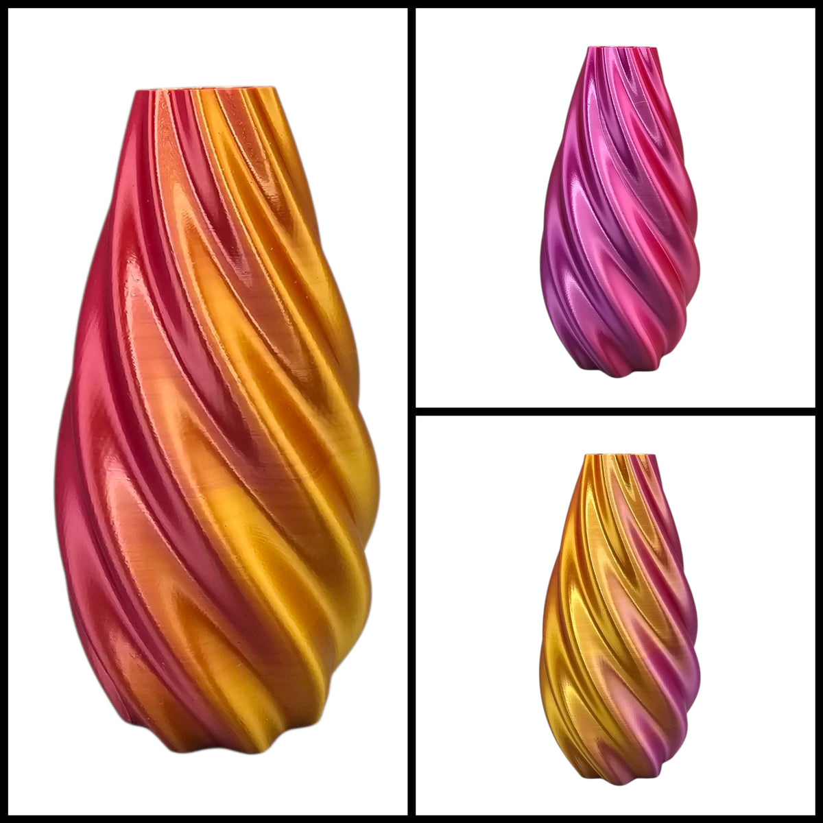 Kwartz 3D geprinte minimalistisch vaasje