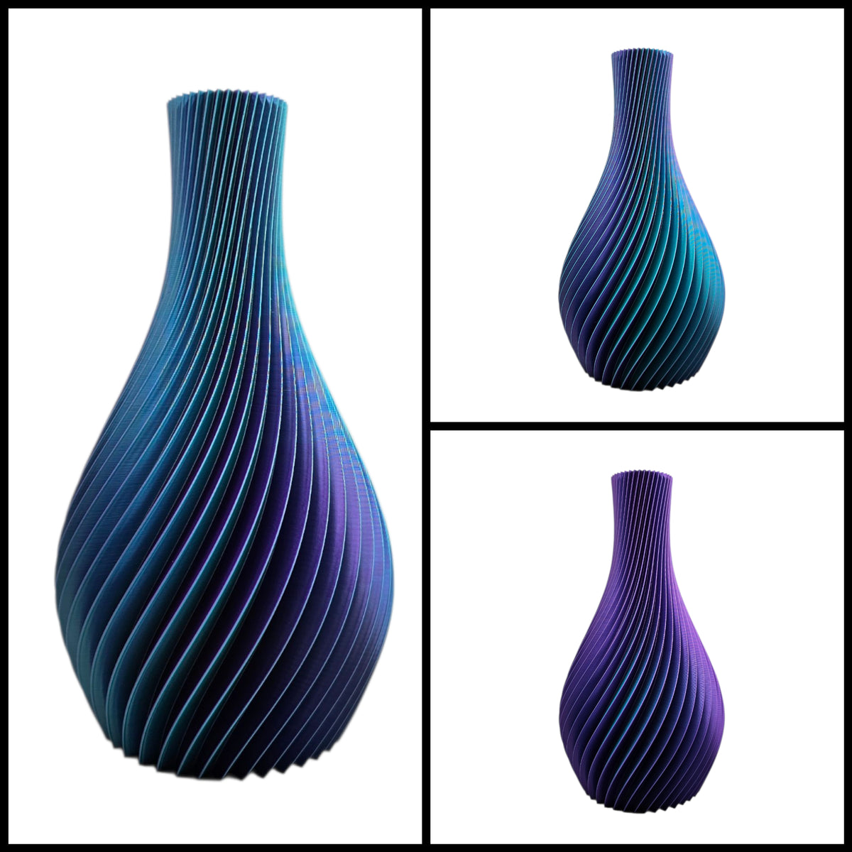 Pyriet – Multicolor 3D Geprinte Vaas Voor Droogbloemen
