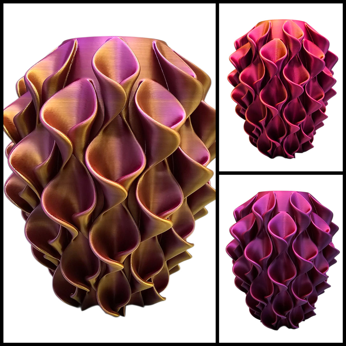 Florea Unieke 3D geprinte Design vaas