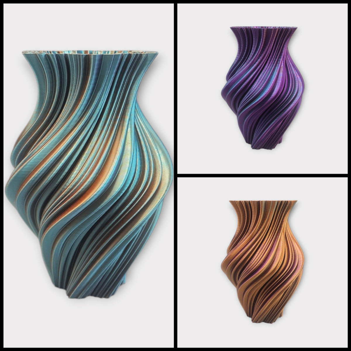 Helixa - Unieke 3D geprinte vaas - 2 maten