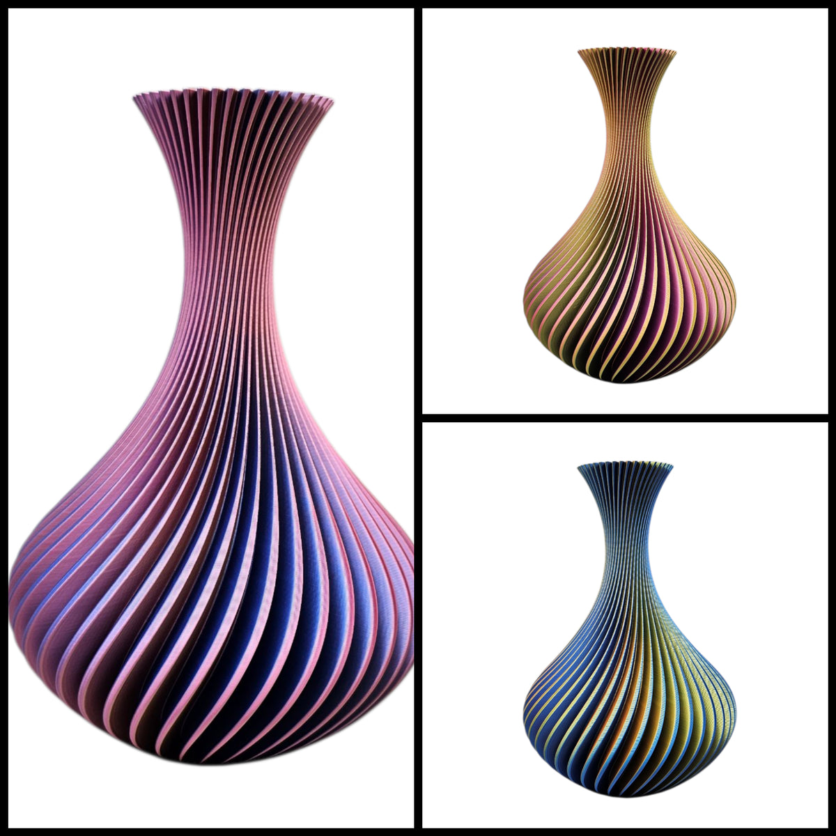 Flux - Moderne 3D Geprinte Vaas